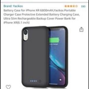 iPhone XR battery phone case
